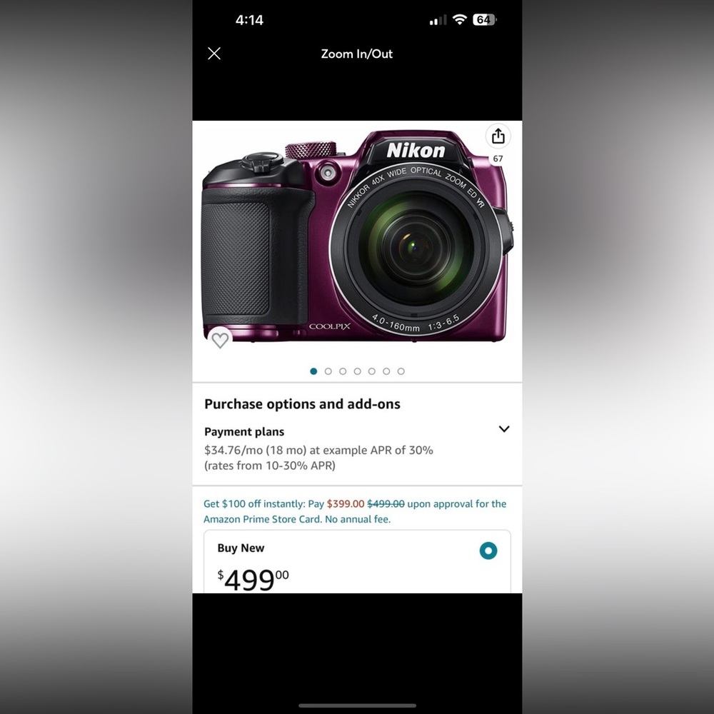 Nikon coolpix camera
